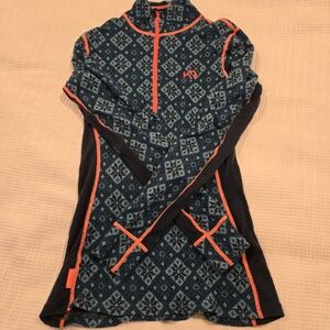 Quarter zip merino baselayer